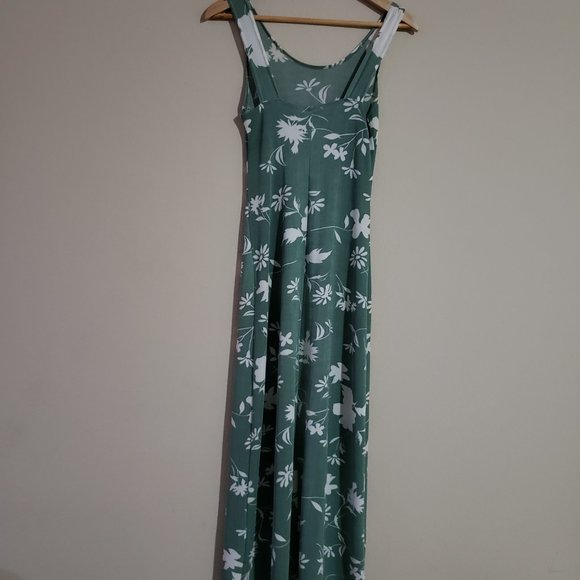 Vintage Cocos Casual Floral Midi Dress XS - Picture 4 of 7